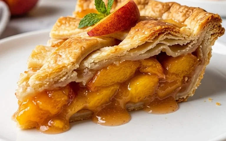 The Perfect Peach Pie