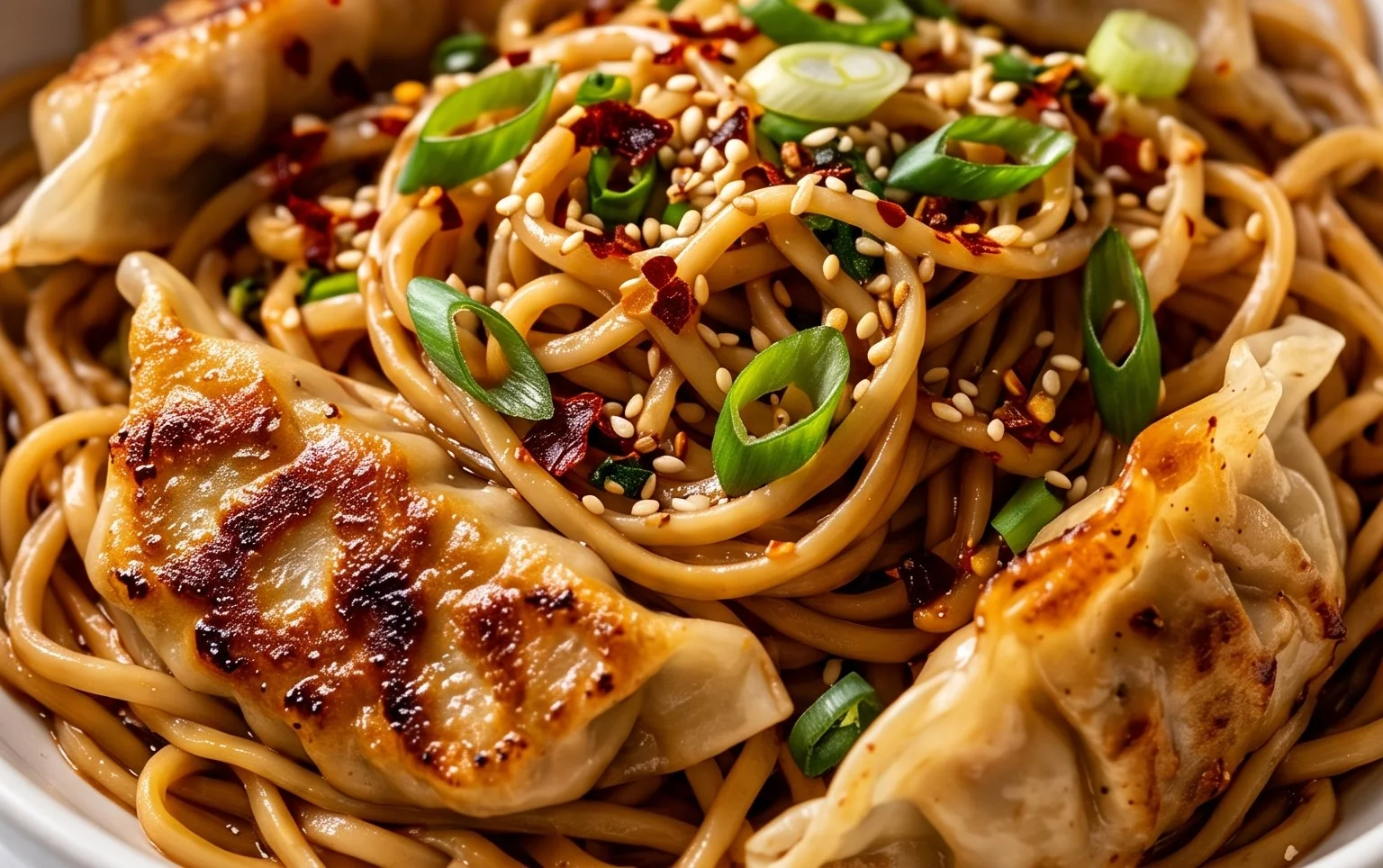 Potsticker Noodle Bowl
